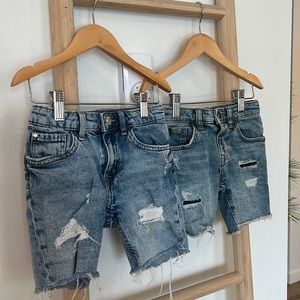 Toddler Distressed Cut Off Shorts